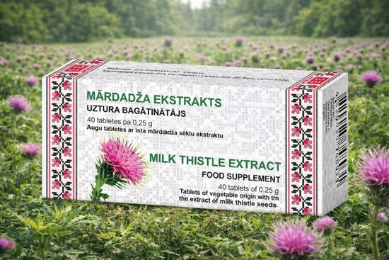 MĀRDADŽA EKSTRAKTS NO MĀRDADŽA SĒKLĀM 40 TABLETES